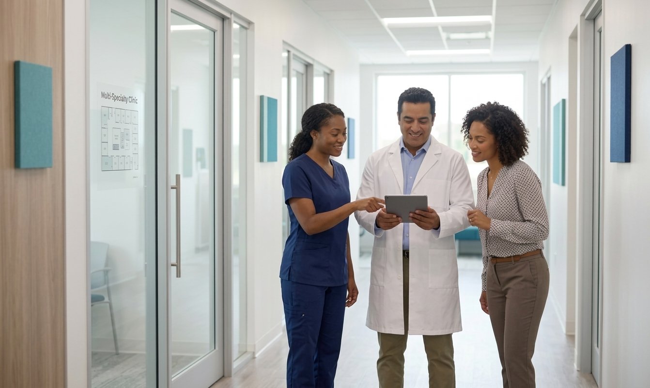 Healthcare team coordinating insurance verification