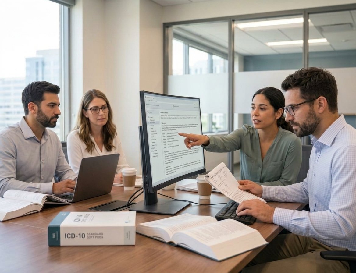 Drop a photo — coder working from a provider note in the EHR